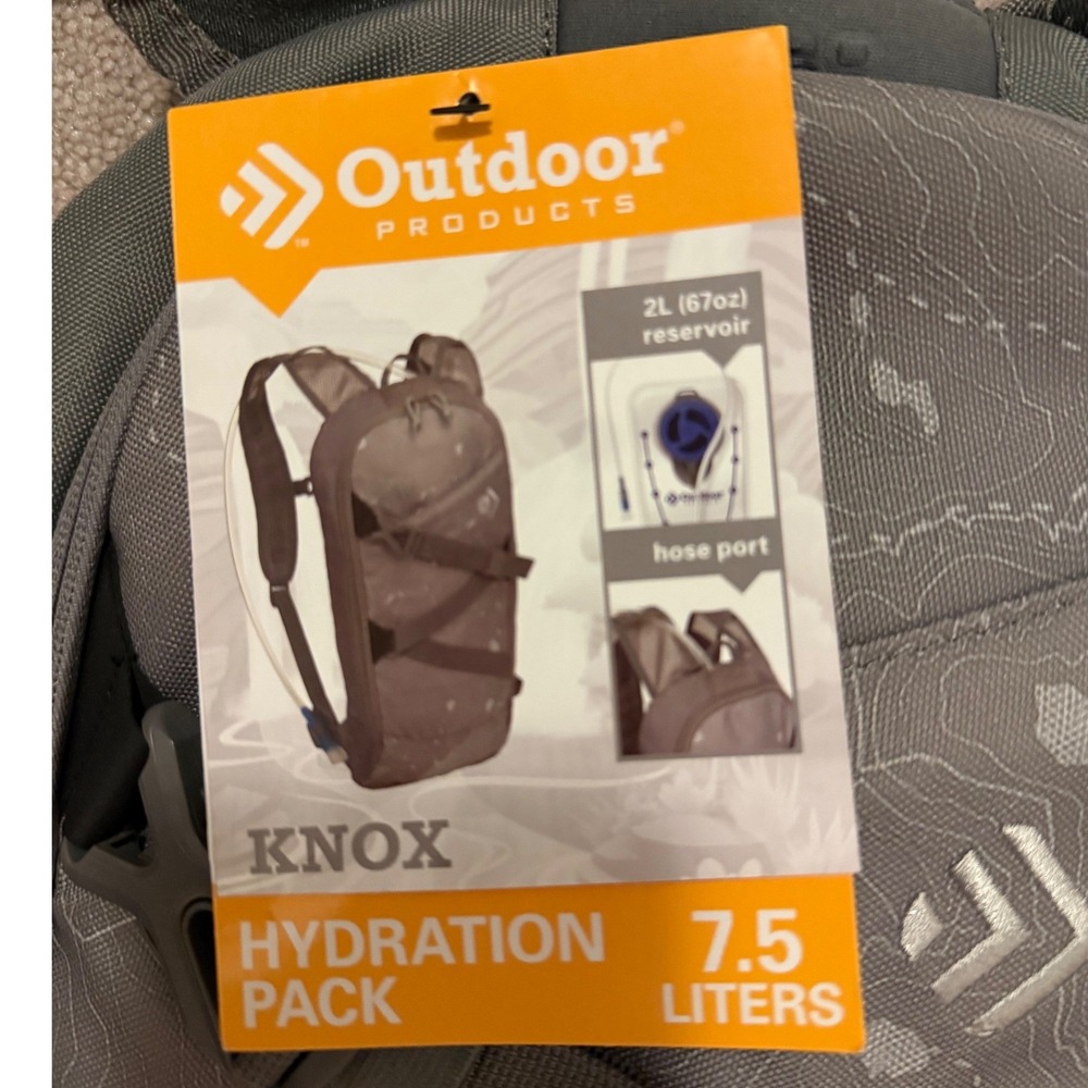 Outdoor Products Knox Hydration Pack 7.5L New w/ Tags Hiking cyclist Warranty - Picture 4 of 5